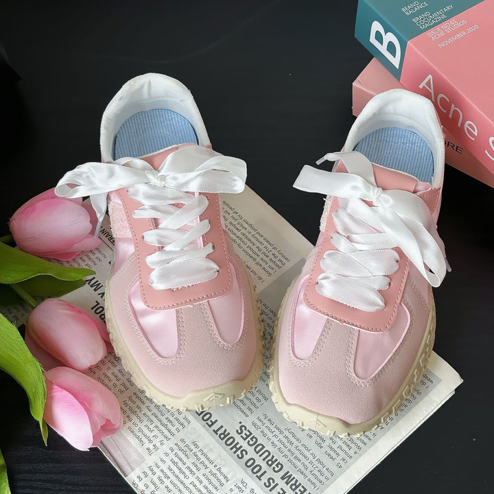 Dame Sporty Sneakers med åndbar overfladestruktur og polstret sål Stilla