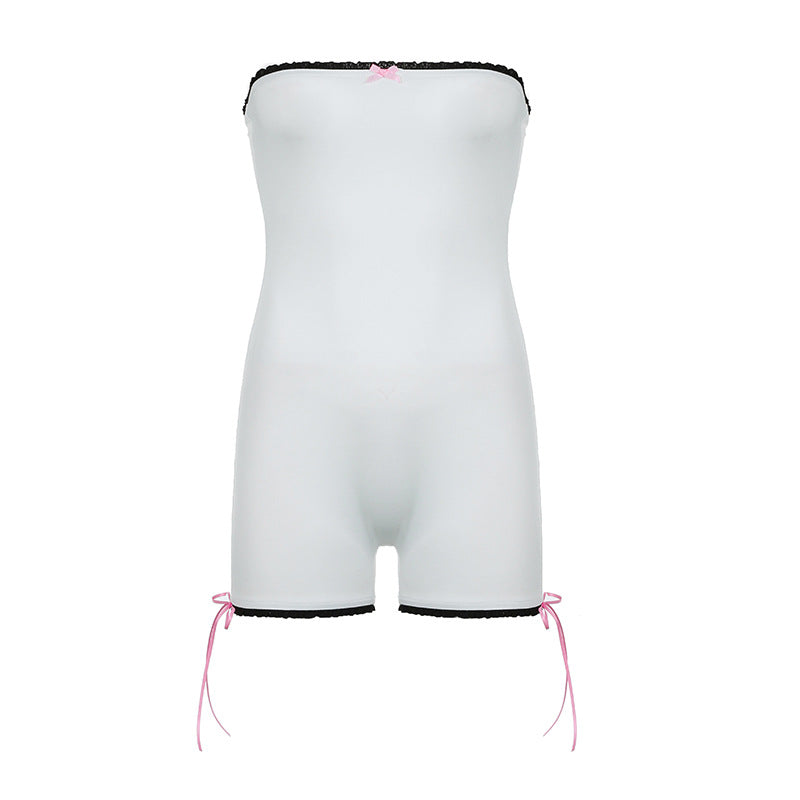 Damen Body mit feiner Spitze und verstellbaren Trägern Skovae