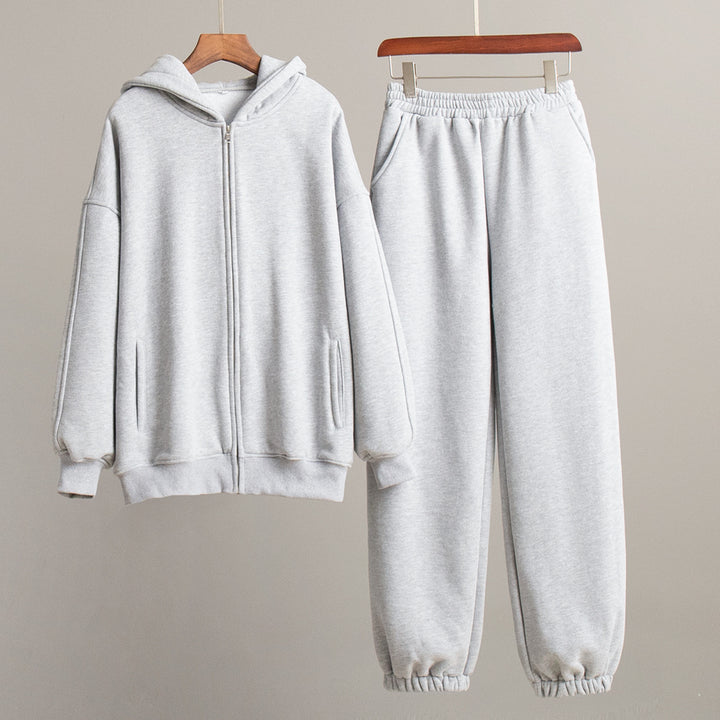 Kvindernes sporty hoodie og joggingbukser sæt Stilla