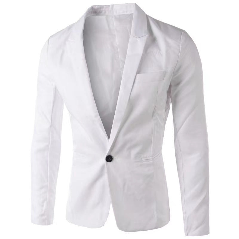 Herres elegant jakkesæt blazer med moderne snit og fin tekstur Stilla