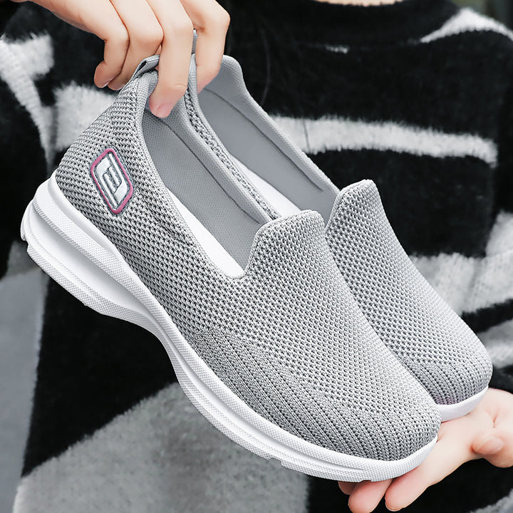 Dame Åndbare Slip-on Sneakers med fleksibel netstruktur og skridsikker sål Stilla