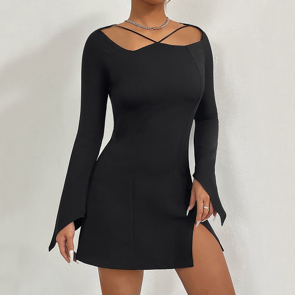 Stilla | Trendy Hulsnit Pullover Mini Nederdel