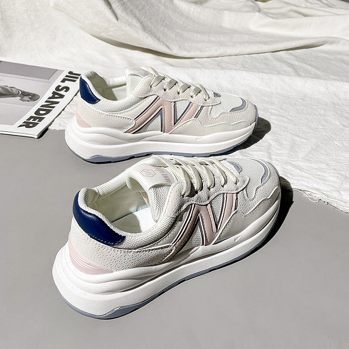 Dame Sporty Sneakers med åndbar mesh-konstruktion og stødabsorberende sål Stilla