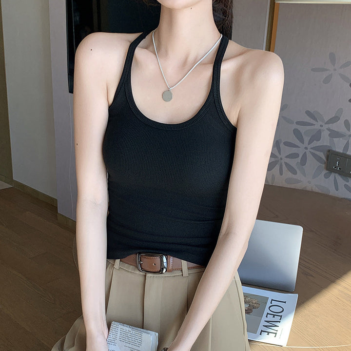 Dame Mode Sporttop med Racerback-design Stilla