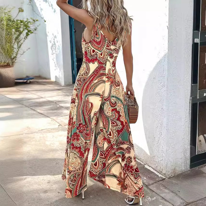 Dame Bohemian Paisley mønster Maxikjole Stilla