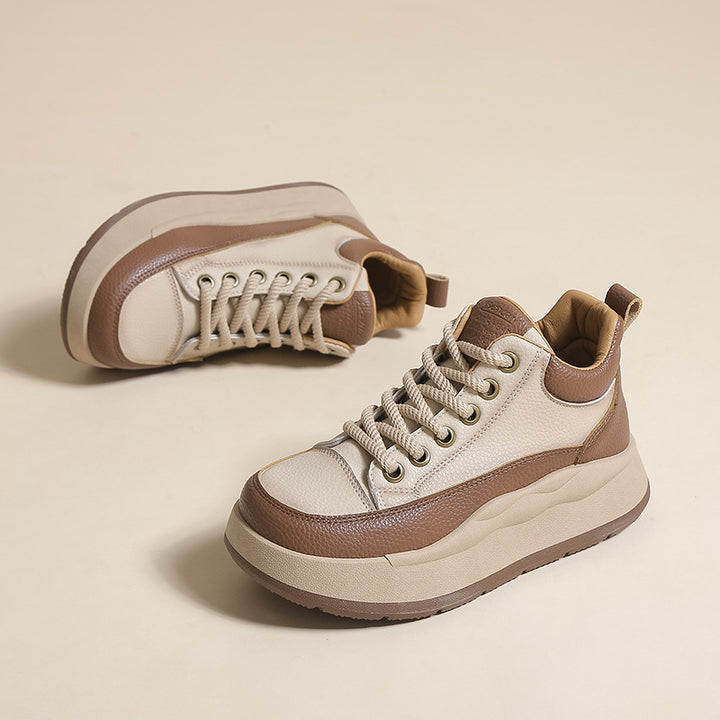 Dame Chunky Sneakers med åndbart overtøj og skridsikker sål Stilla