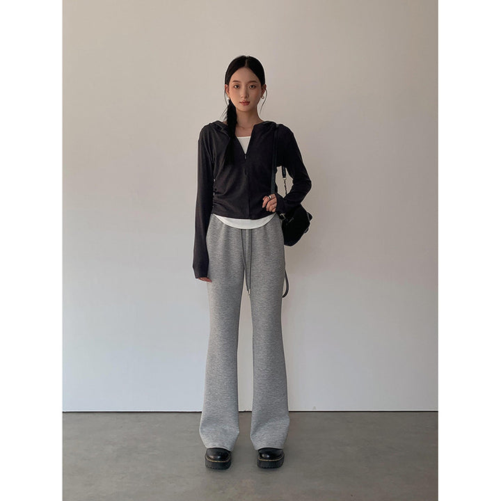 Dame brede Sweatpants med elastisk talje og afslappet pasform Stilla