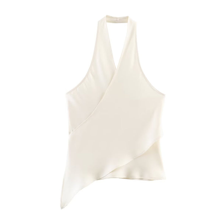 Dame Wickelbluse med V-hals Skovae