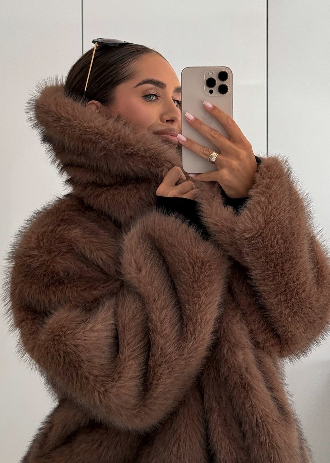 Stilla | Eg-Faux-Fur-Jakke