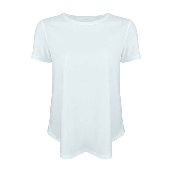 Dame afslappet T-shirt med åndbart funktionsmateriale og generøs skæring Stilla