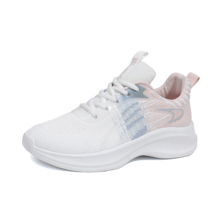 Dame Sporty Sneakers med åndbar strikoverflade og dynamisk dæmpningsteknologi Stilla