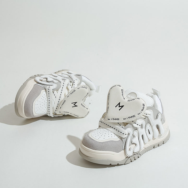Dame Sporty Sneakers med unikt design og åndbart overmateriale Stilla
