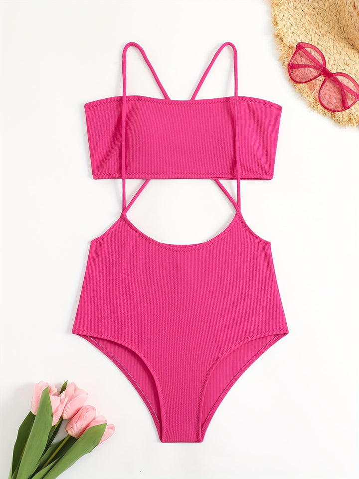 Dame Sporty Højskåret Bikini Skovae