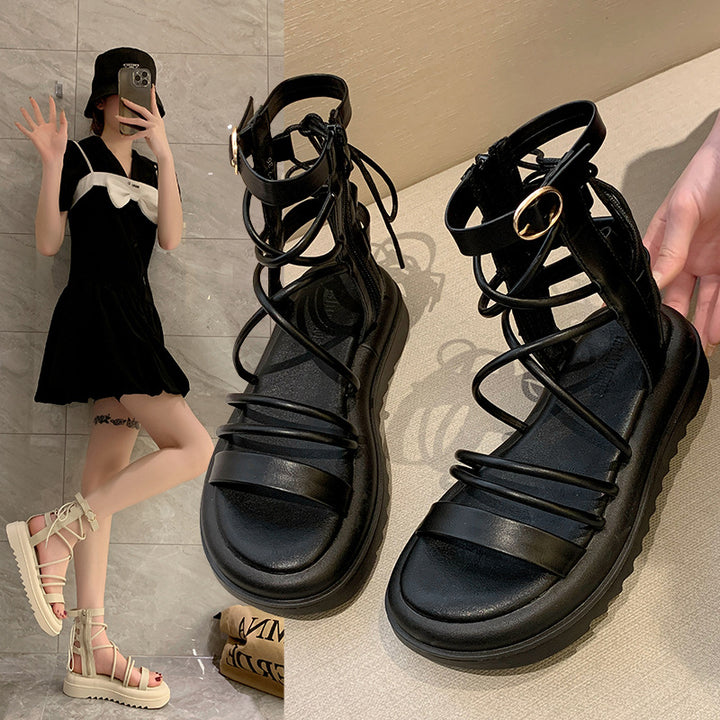 Dame Strappy Sandaler med moderigtigt design Stilla