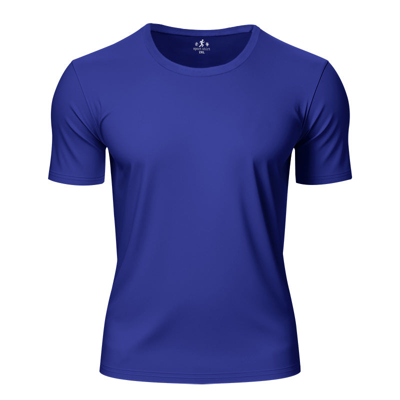 Unisex nan fugttransporterende funktions-T-shirt med rund halsudskæring og let stræk Skovae