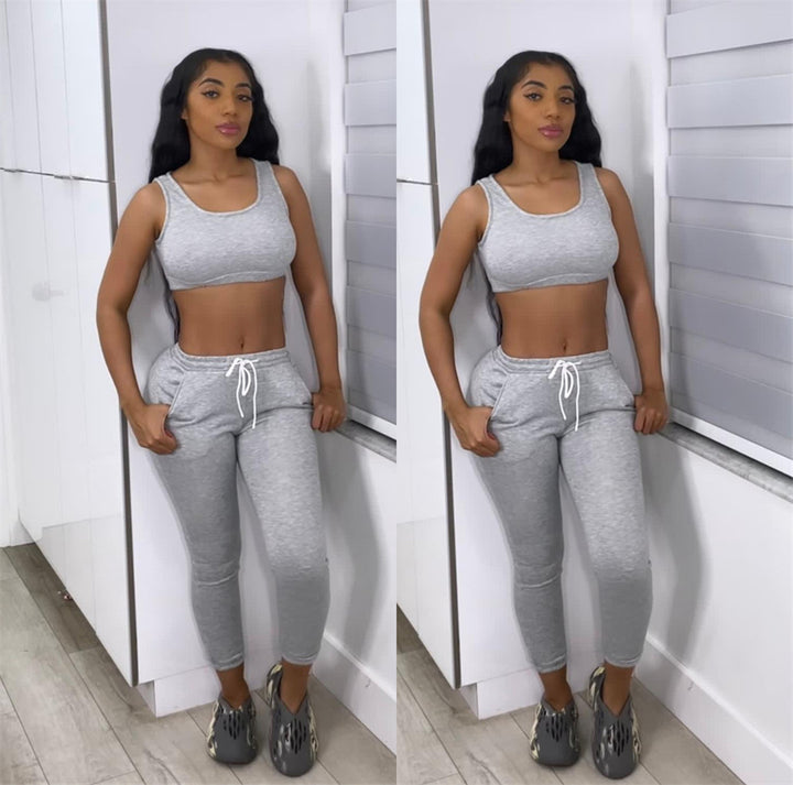 Dame Behagelig fritidsdress i sporty look Stilla
