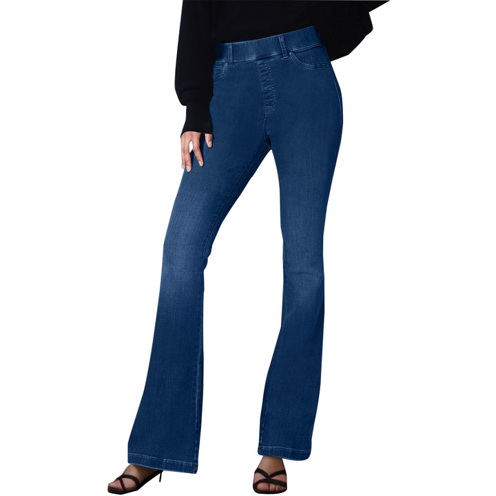 Damer High-Waist Flared Jeans med formschoen silhuet Stilla