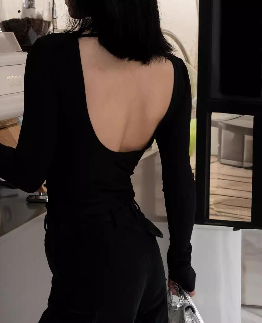 Dame elegant langærmet skjorte med diskret ribbemønster og slankt snit Stilla