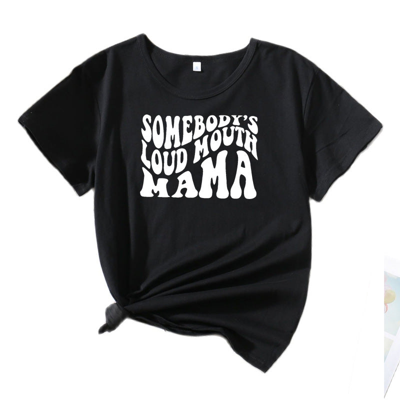 Dame Relaxed Fit Grafik Top Stilla