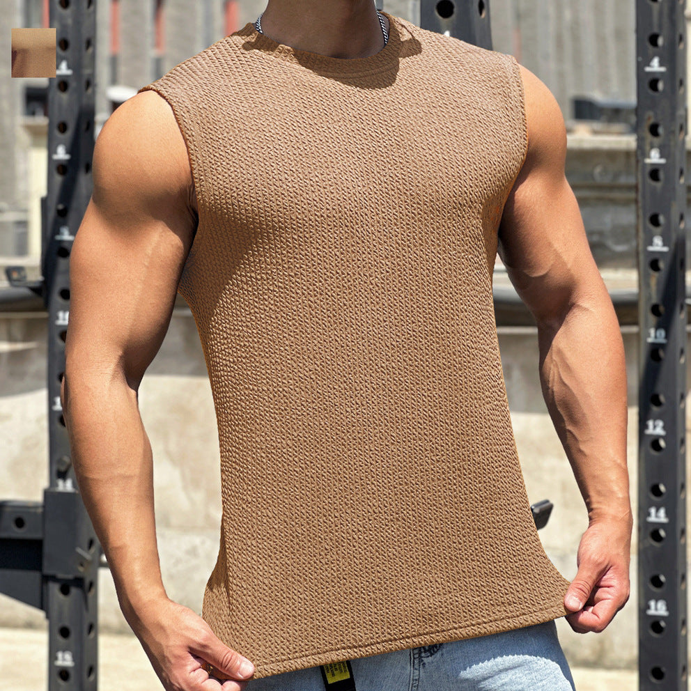 Herre ærmeløs træningsshirt i åndbart materiale med høj kvalitet struktur Stilla