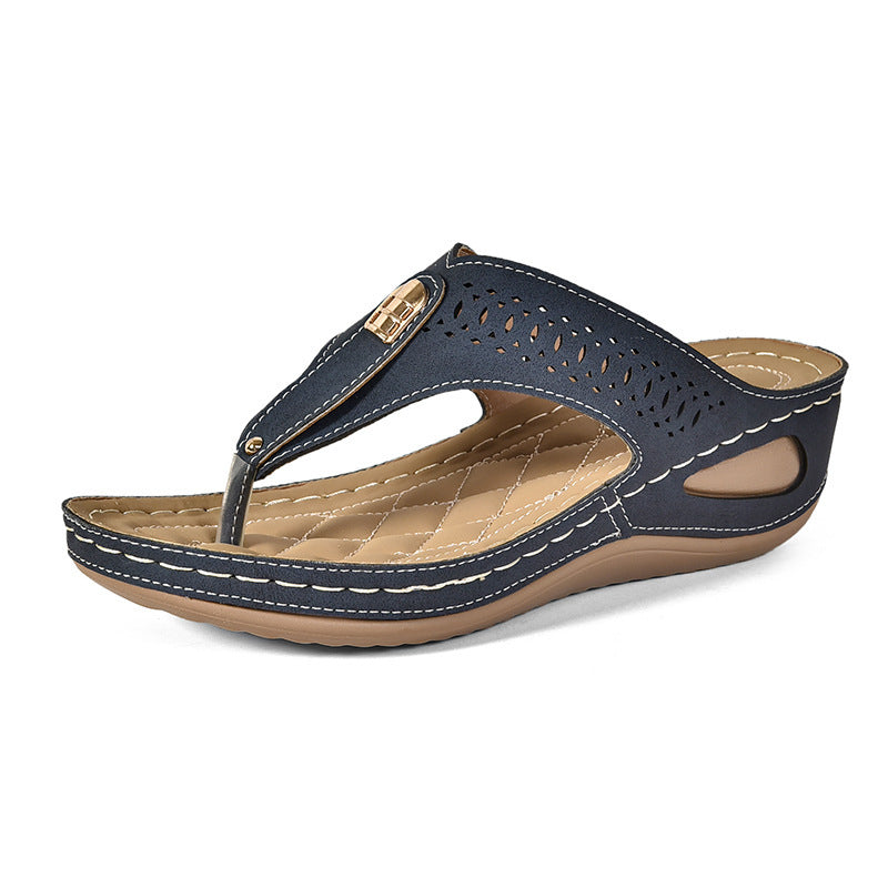 Dame komfortable toe separatorer med ergonomisk sål og fashionable accenter Stilla