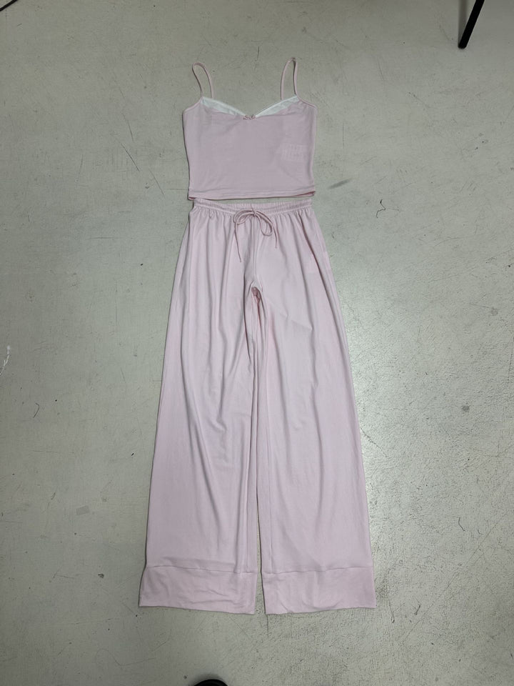 Dame afslappet jumpsuit med vid ben og justerbar talje Skovae