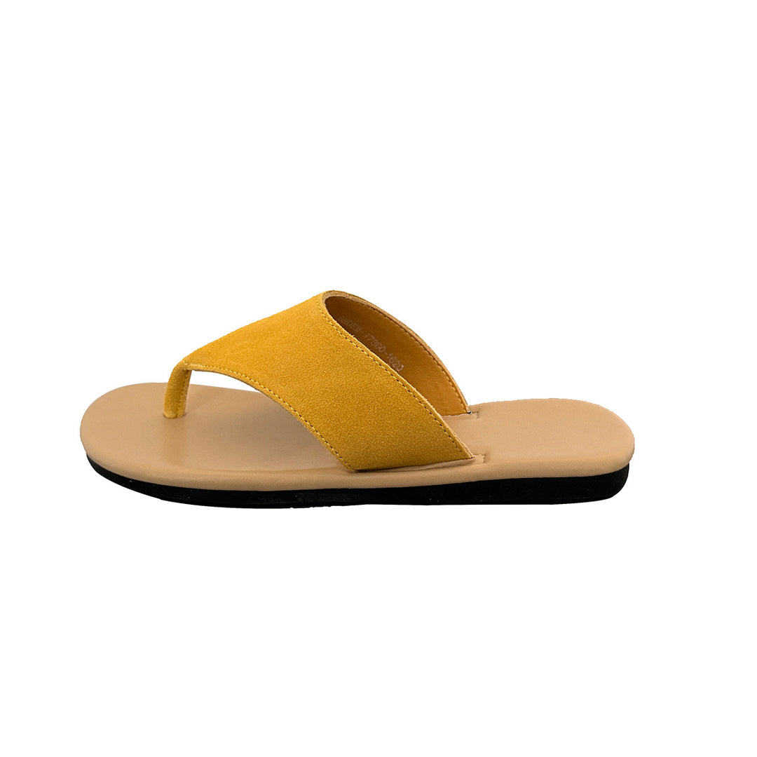 Dame Casual Suede Tåsplit Sandaler Stilla