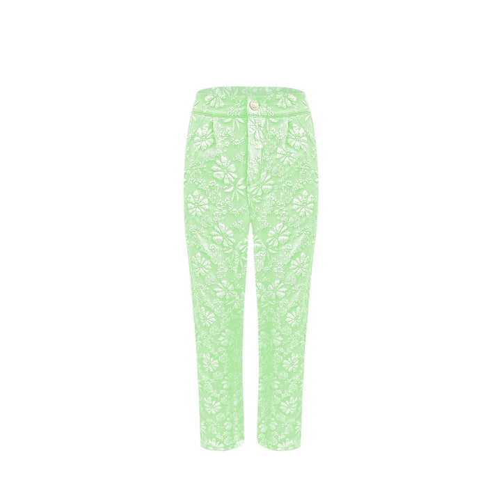 Dame Floral Print Afslappet Fit Bukser Stilla