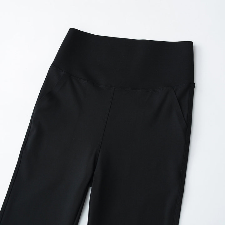 Damer Elegante Flared-Leggings med høj talje og praktiske lommer Stilla