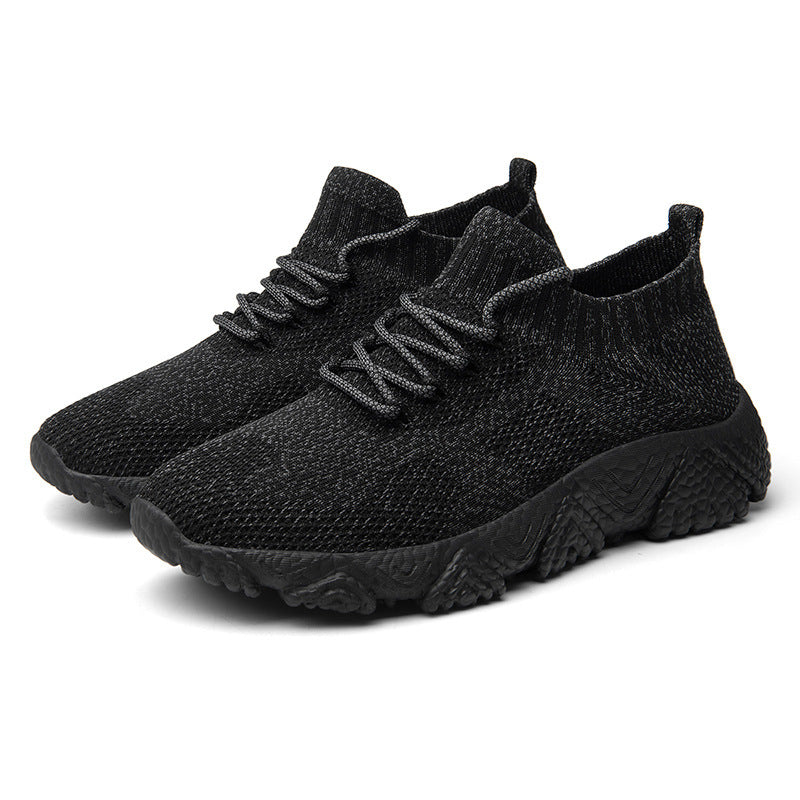 Unisex nan urban strikket slip-on sneakers med sokkeagtig skaft og markant profilsål Skovae