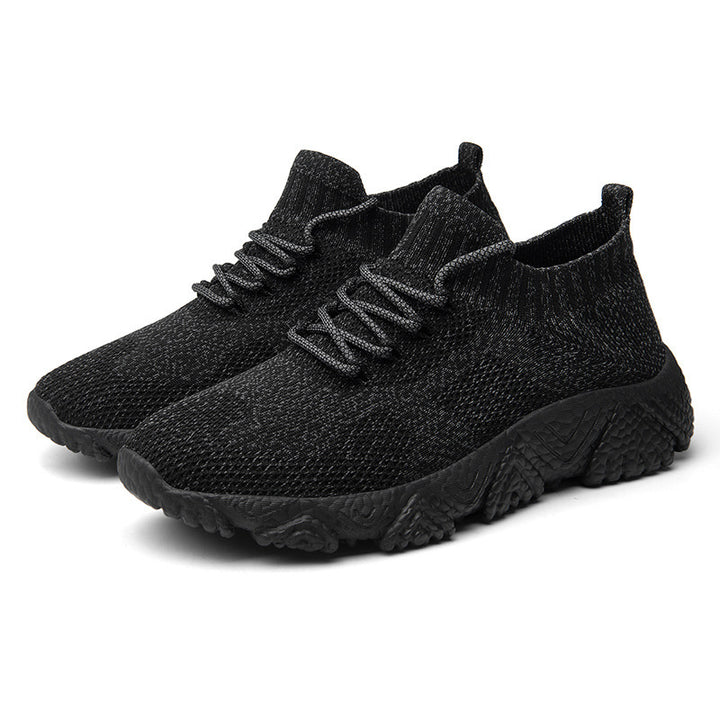 Unisex nan urban strikket slip-on sneakers med sokkeagtig skaft og markant profilsål Skovae