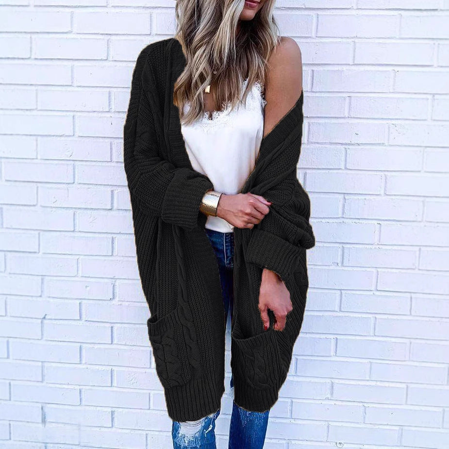 Dame cardigan i kabel strik design Stilla