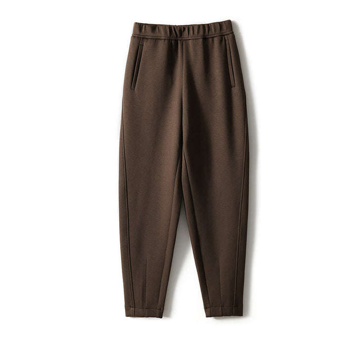 Dame afslappede sweatpants med praktiske håndlommer og elastisk talje Stilla