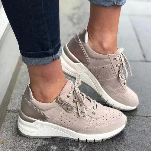 Dame Sneakers med åndbart netværk og komfortabel sål Stilla