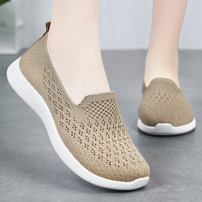 Dame Åndbar Slip-On Løbesko med fleksibelt Mesh-Overmateriale Stilla