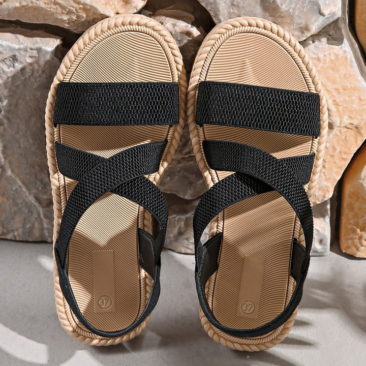 Dame strandsandaler med ergonomisk sål Stilla