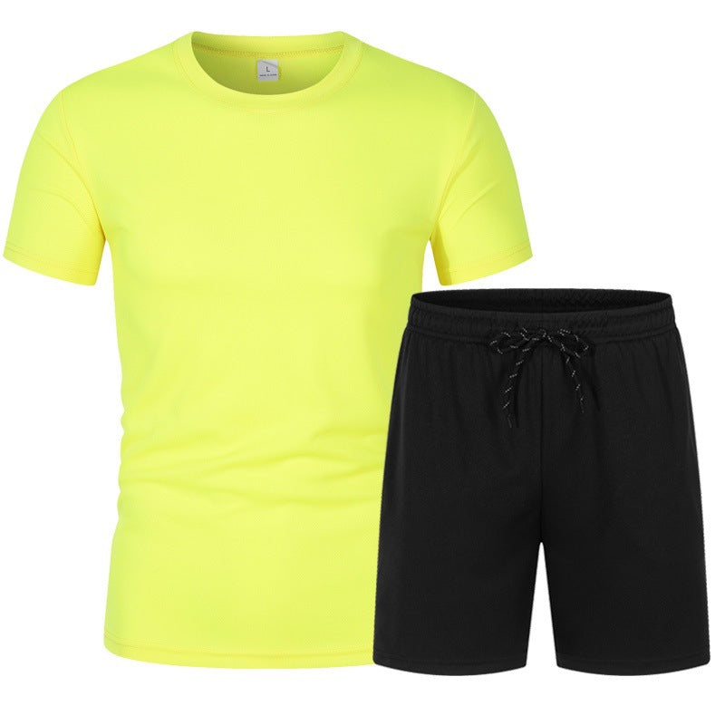 Dame Sporty T-shirt og korte træningsshorts sæt Stilla