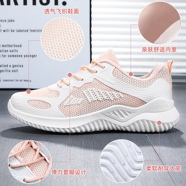 Herrer Åndbar Sport-Sneaker med stødabsorberende sålprofil og fleksibelt mesh-overmateriale Stilla
