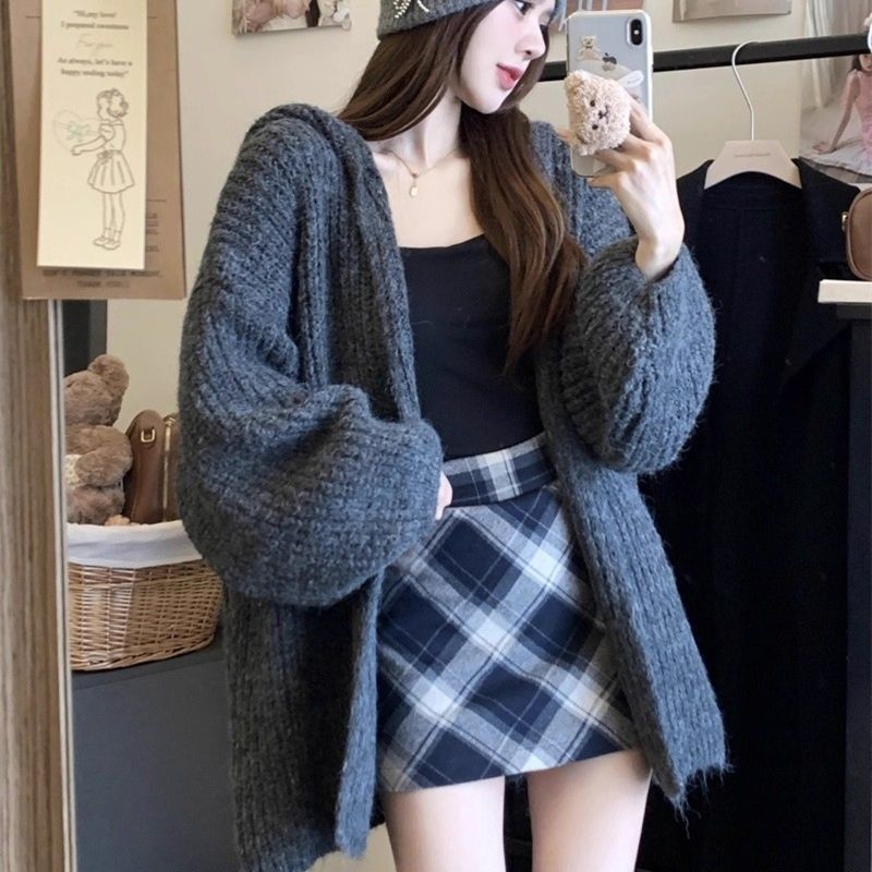 Kvinders hyggelige strik cardigan Stilla
