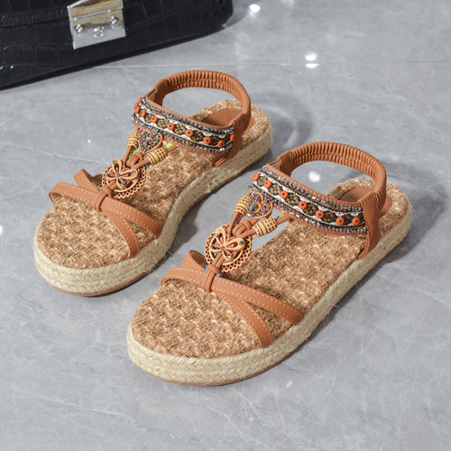 Dame Trendy Rem-Sandaler med dekorativ smykkedetalje Stilla