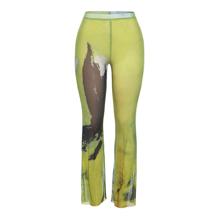 Dame Højkvalitets Sportleggings med kreativt Grafikdesign Stilla