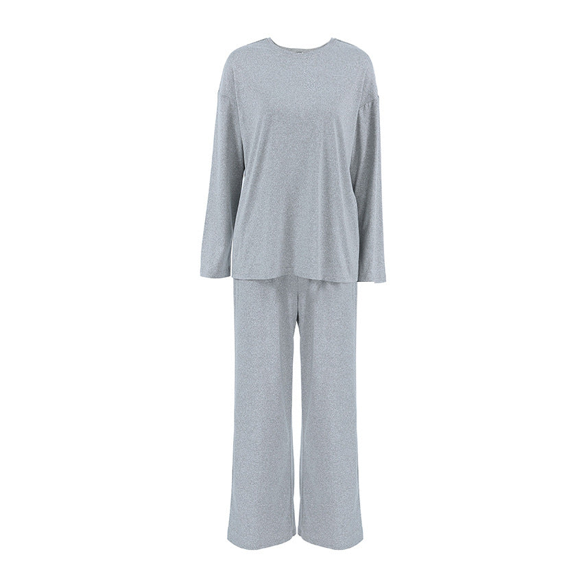 Dame pyjamasæt i behageligt, åndbart materiale med et moderne snit Stilla