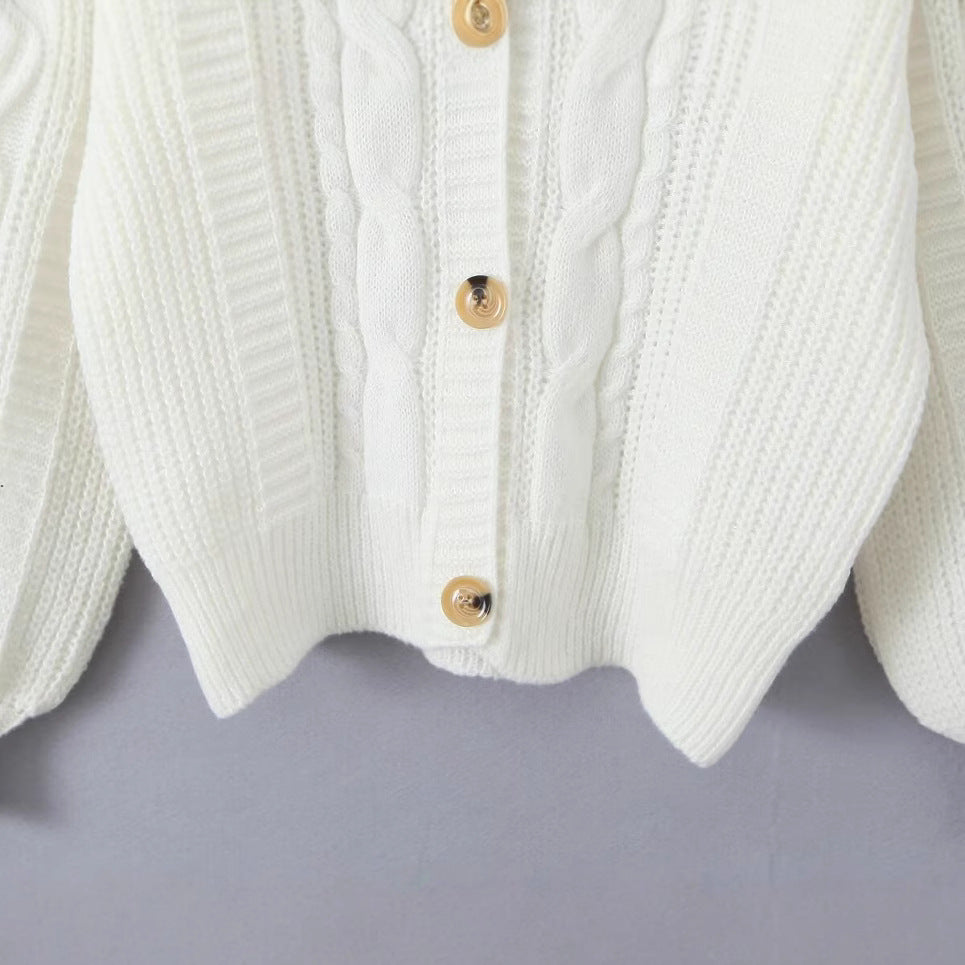 Damer hyggelig cardigan med V-hals Stilla
