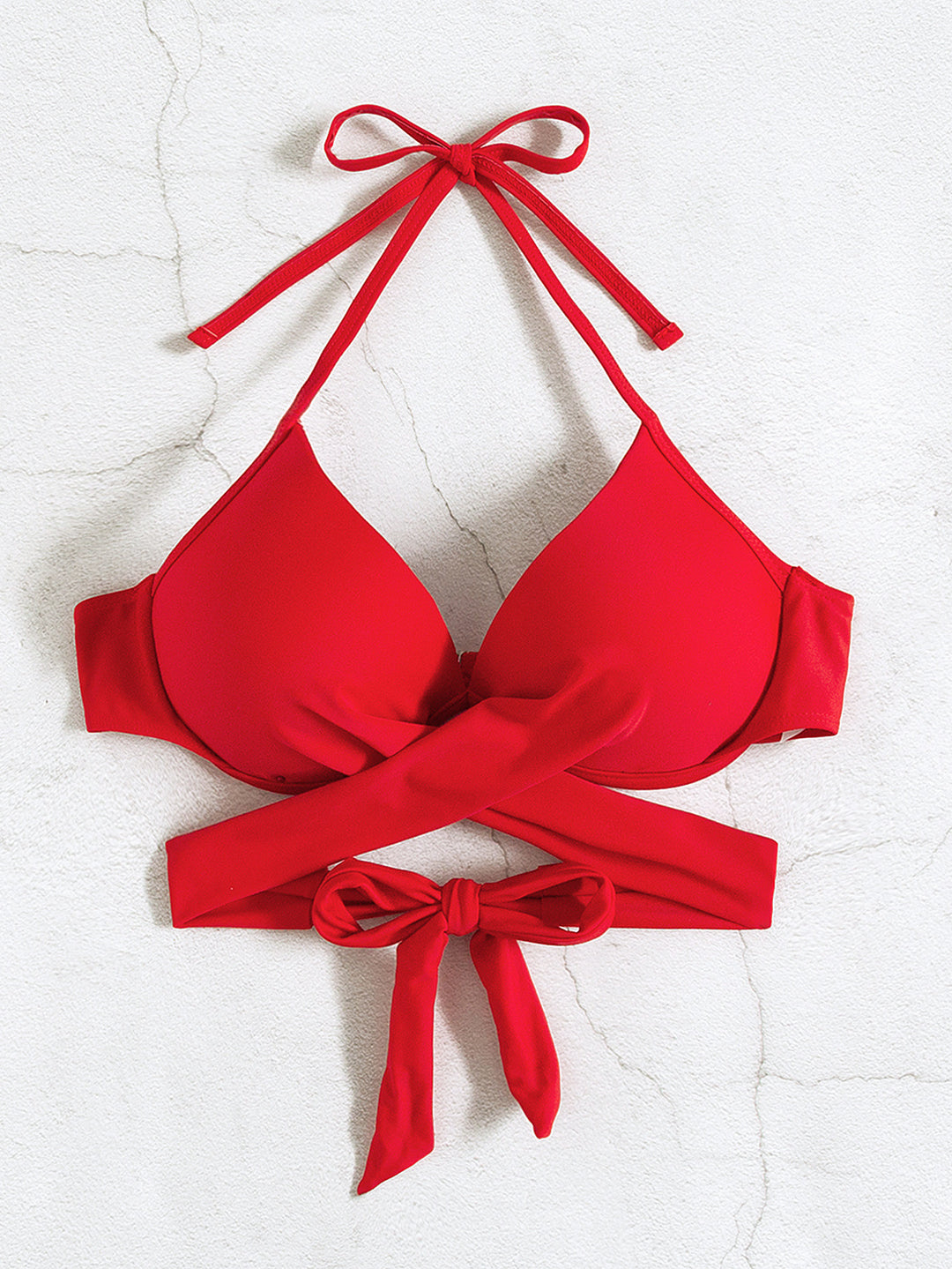 Dame bikini top med legende knude og elegant design Skovae