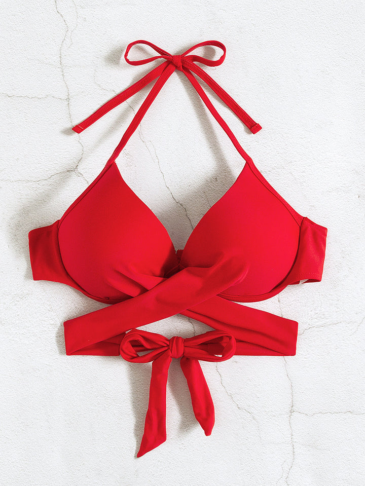Dame bikini top med legende knude og elegant design Skovae