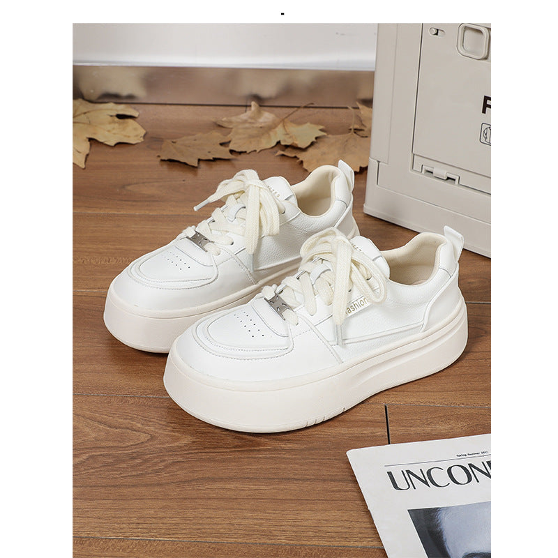 Dame Sneakers med tyk platåsål og åndbart overmateriale Stilla