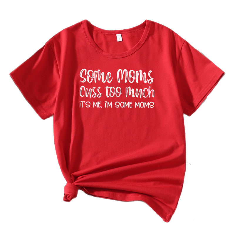 Dame Fritids Humoristisk Grafik T-shirt Stilla 1751262355