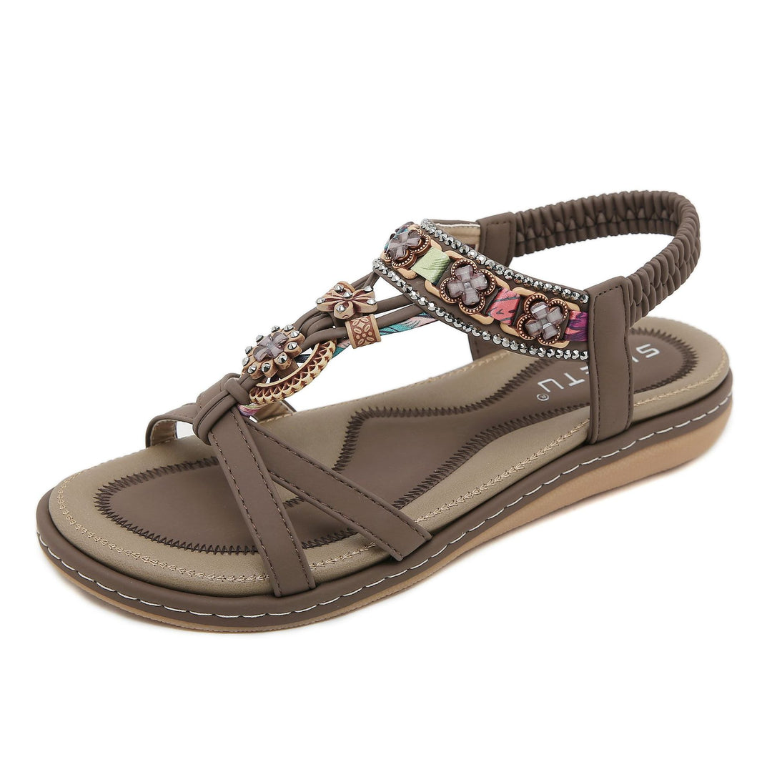 Dame sandaler med kunstnerisk pyntedetalje Stilla
