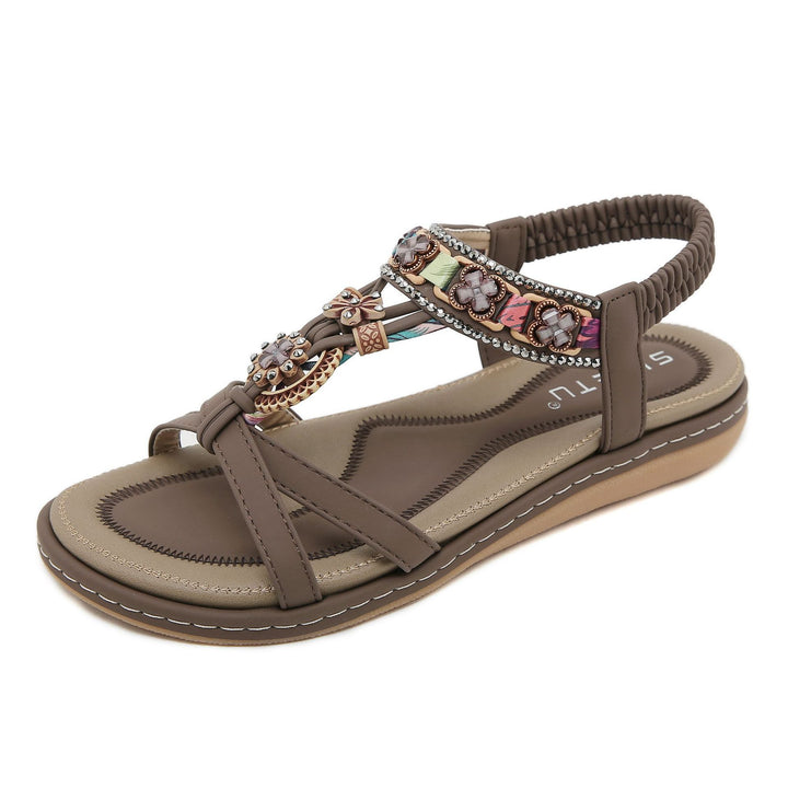 Dame sandaler med kunstnerisk pyntedetalje Stilla