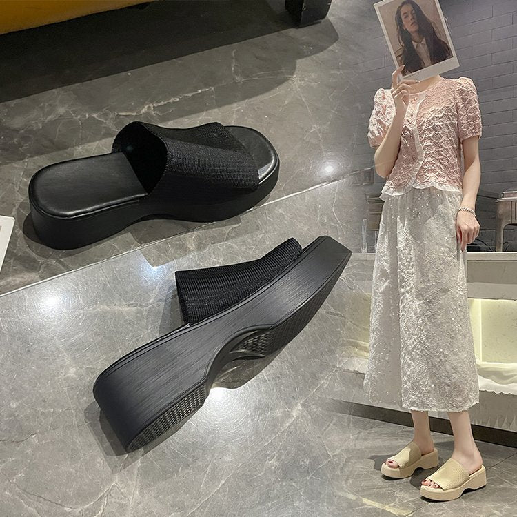 Dame Wedge-sandaler med ergonomisk fodseng og bred remparti Stilla